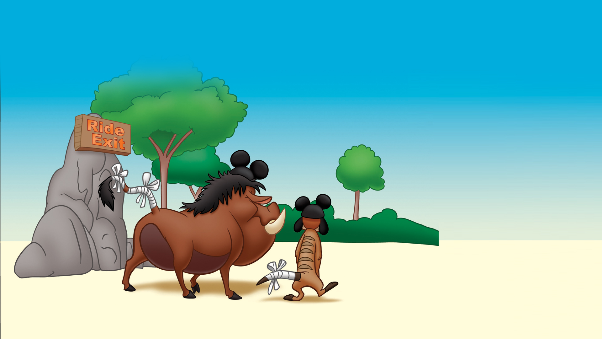 Timon  und Pumbaa Hintergrundbilder