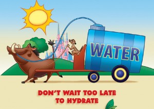 Tip 13 - Don't wait to hydrate