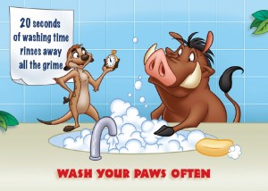 Tip 16 - Wash your paws often
