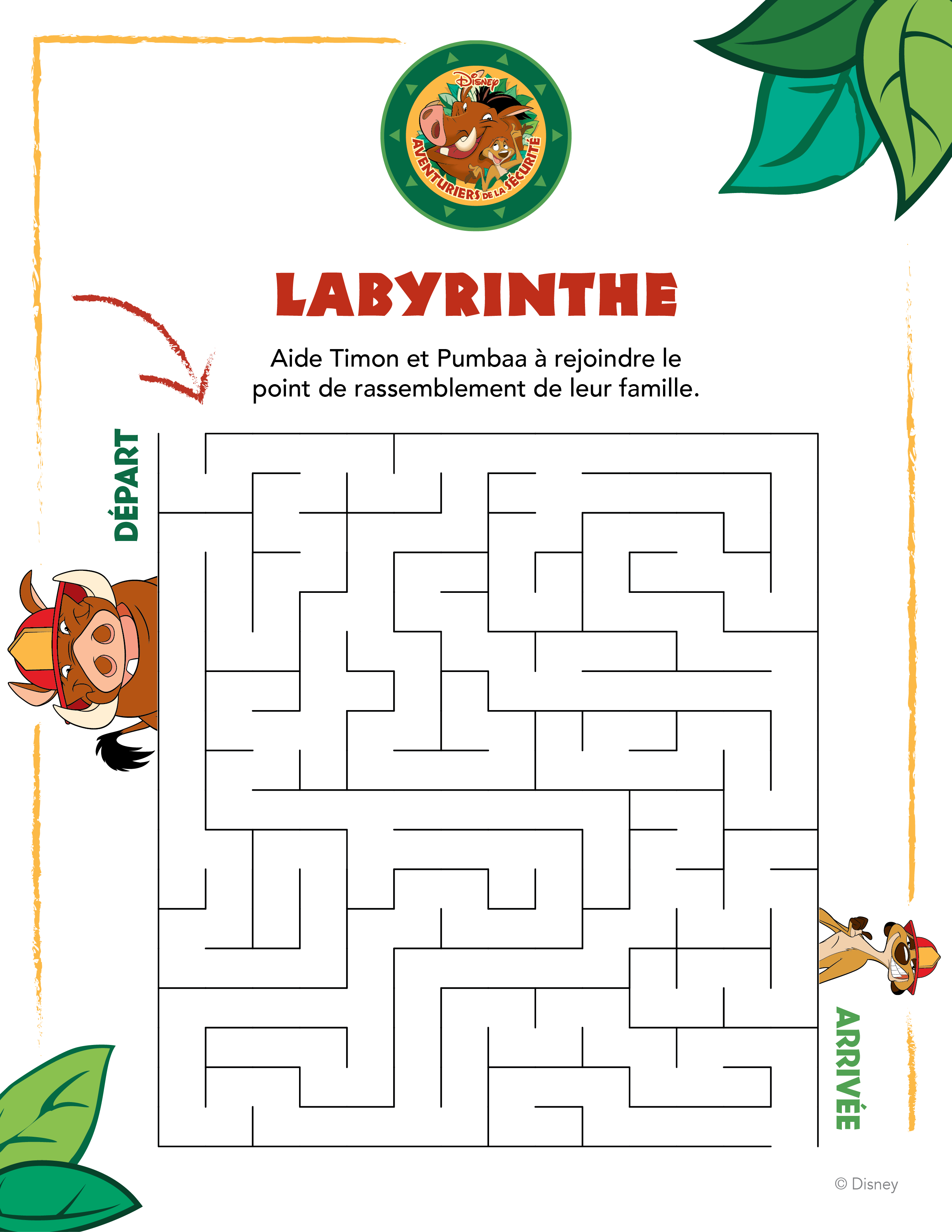 Labyrinthe Disney